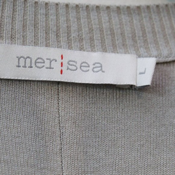 Mersea Saltwash Sweater Long Sleeve Top Oyster Beige Mer Sea Size Large H13744 - Picture 7 of 11